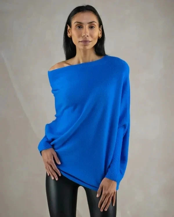 Céline - Asymmetrischer Drapierter Pullover
