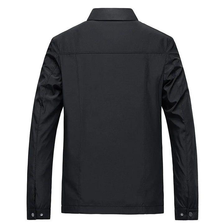 Minimalistische Reißverschluss Vorderseite Freizeit Sommerjacke für Herren