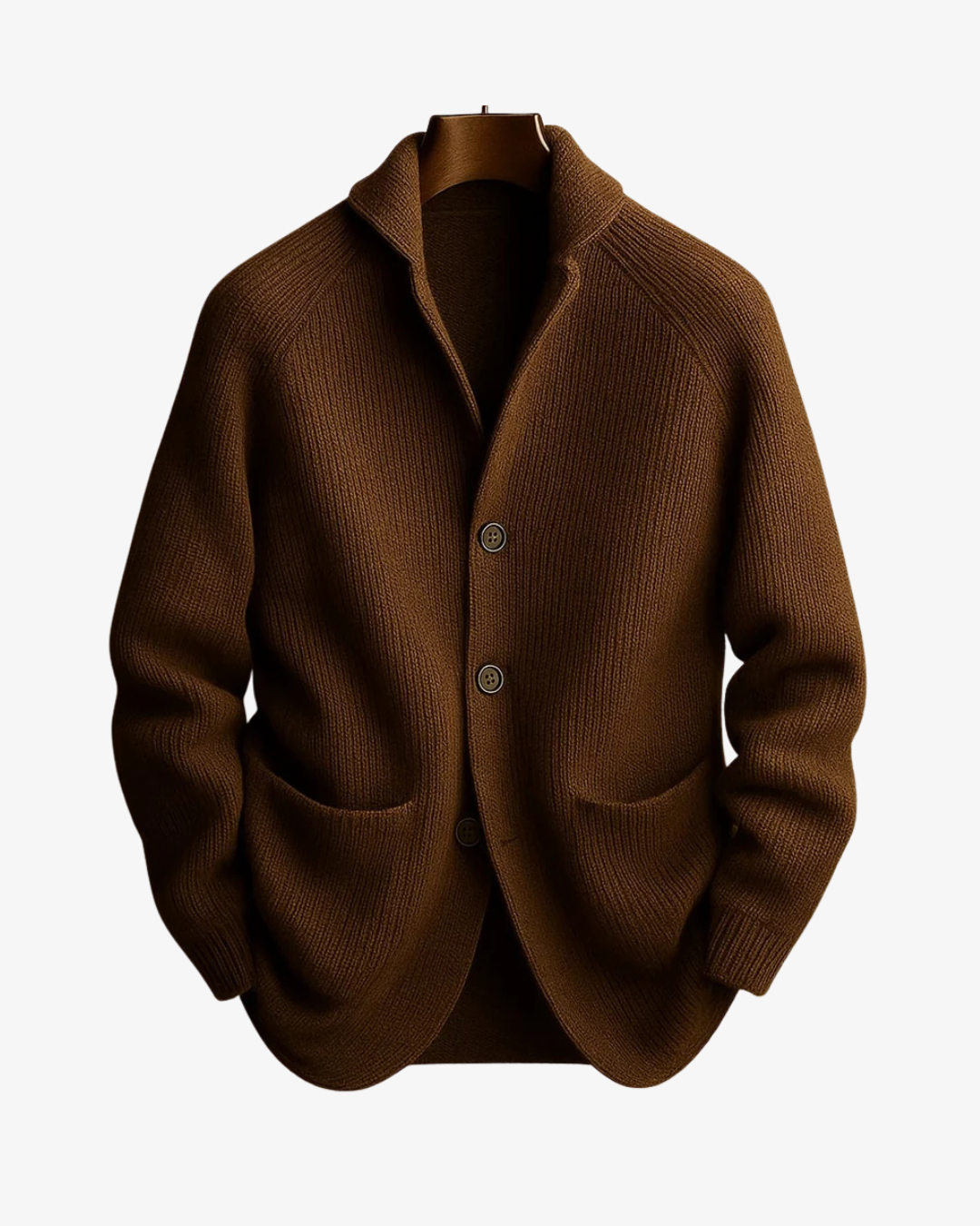 Lawrence | Cardigan en maille sur mesure boutonné