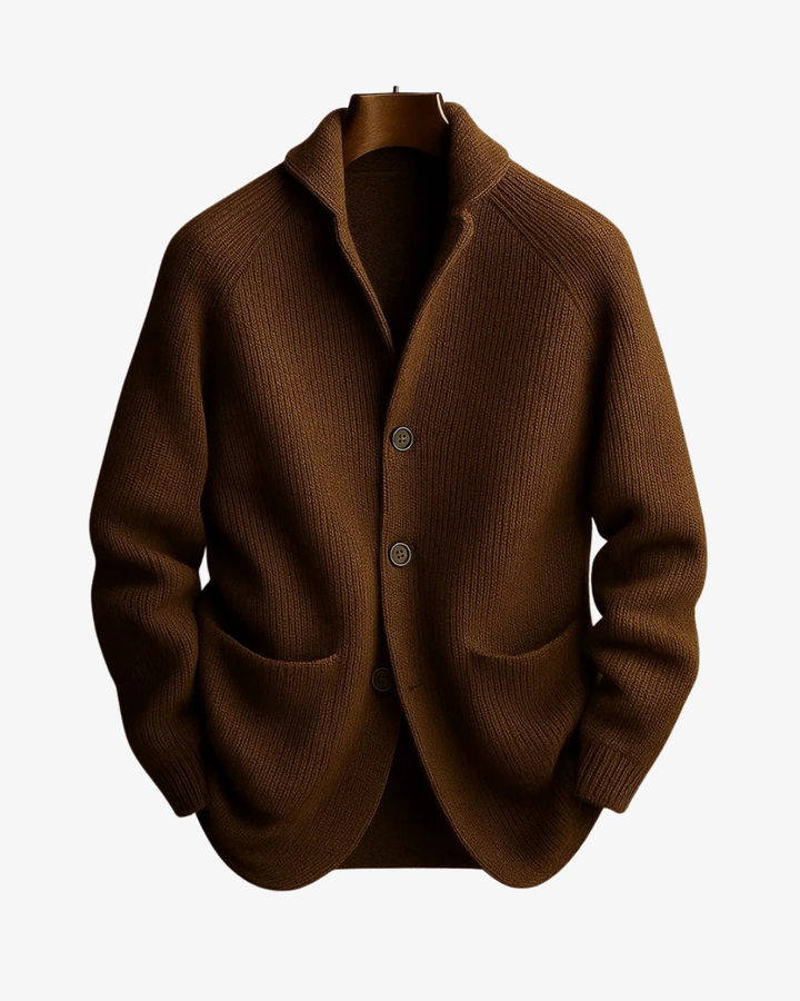 Lawrence | Cardigan en maille sur mesure boutonné