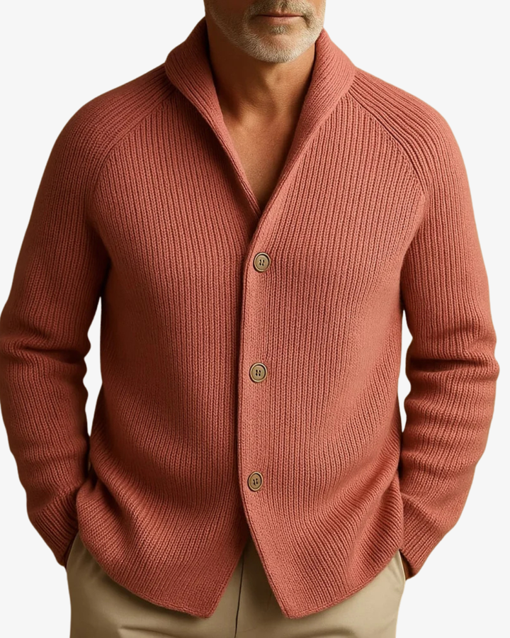 Lawrence | Cardigan en maille sur mesure boutonné