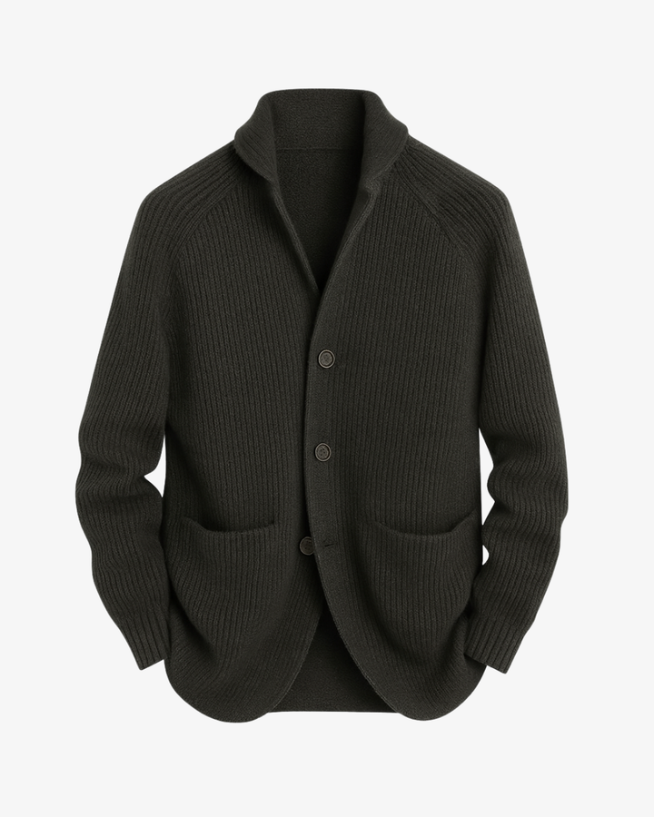Lawrence | Cardigan en maille sur mesure boutonné