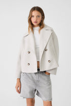 Mantel Damen - Kurzer Doppelt-gefütterter Mantel