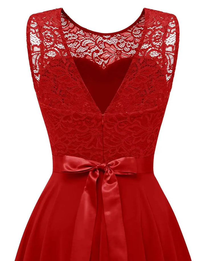 Damen Hochzeitsgastkleid | Ärmellos