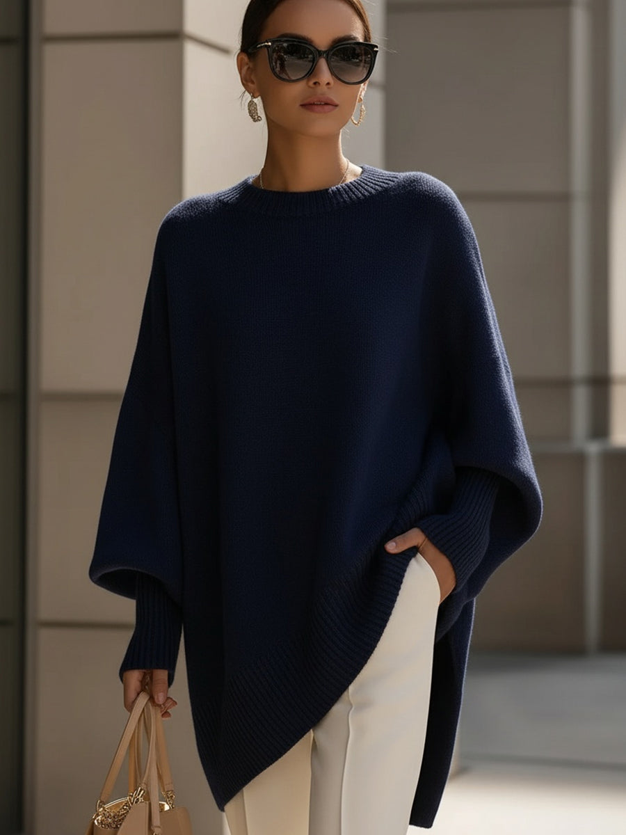Damenbluse | Oversized Pocho-Stil