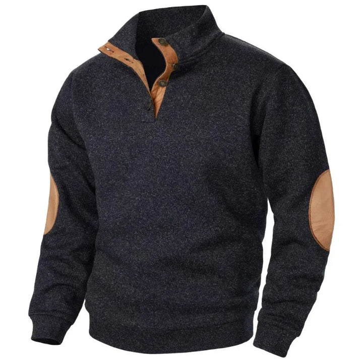Herren V-Ausschnitt Sweatshirt für Outdoor- und Freizeitstil