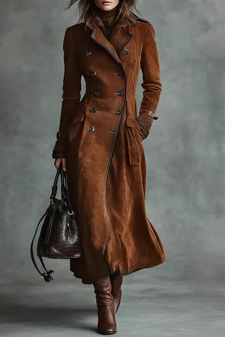 Mara | Stilvolle Taillierte Lange Jacke