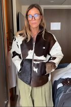 Mael | Stilvolle Jacke mit Muster und Reißverschluss