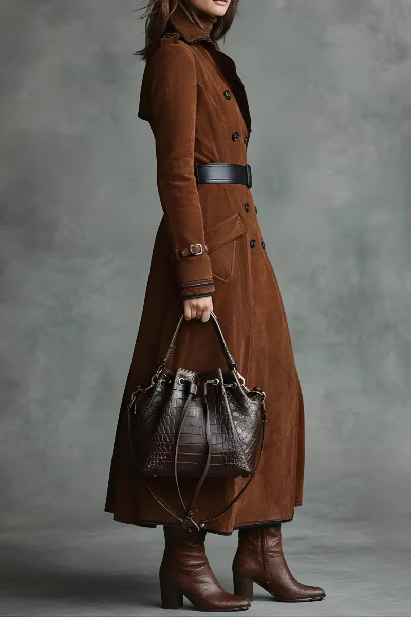 Mara | Stilvolle Taillierte Lange Jacke