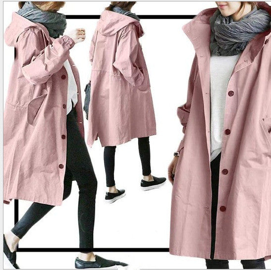 Kelly – Lässige, mittellange Windjacke für Frauen mit langen Ärmeln