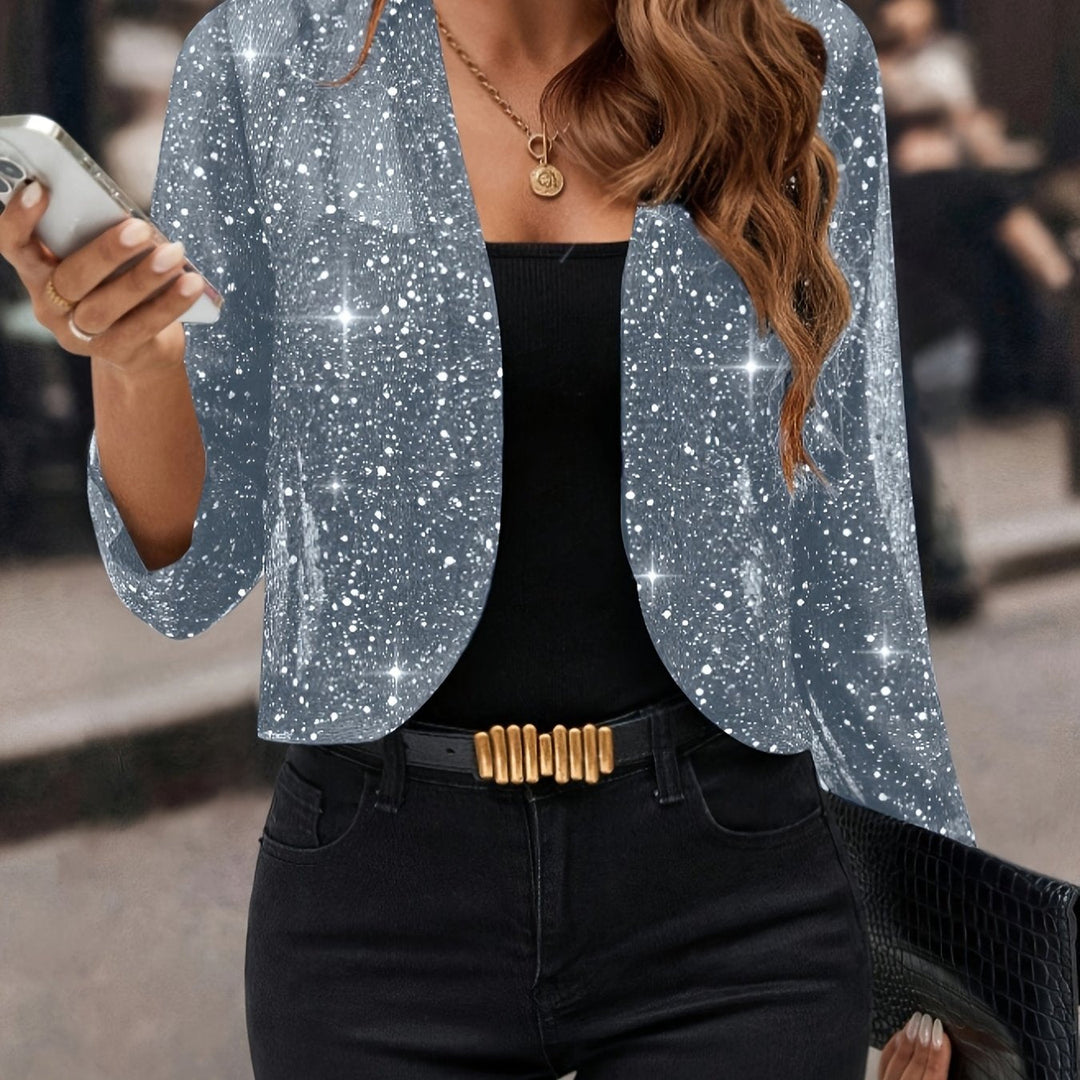 Elaine | Veste courte brillante