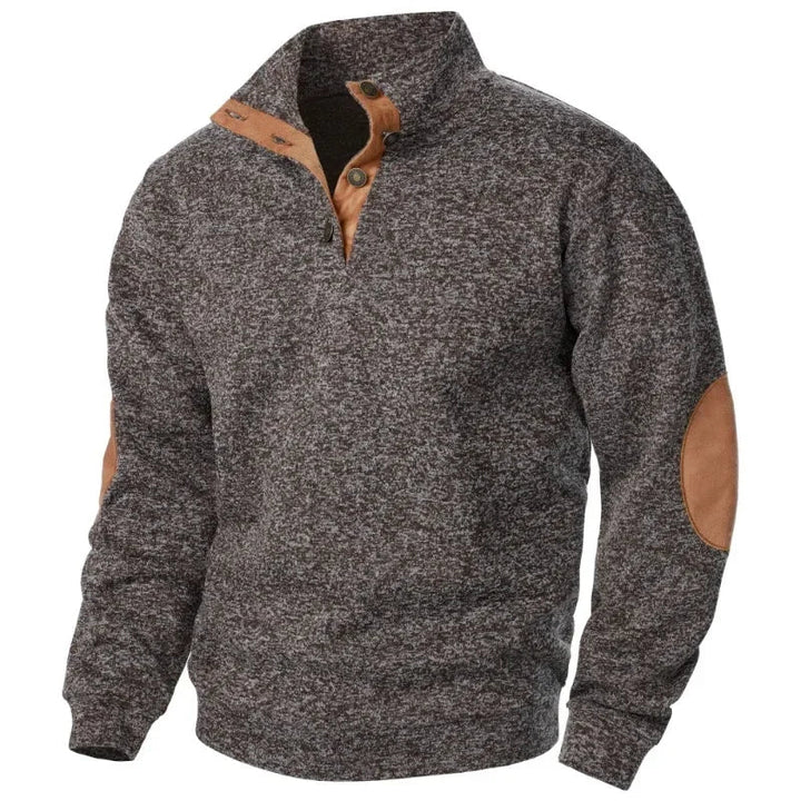 Herren V-Ausschnitt Sweatshirt für Outdoor- und Freizeitstil