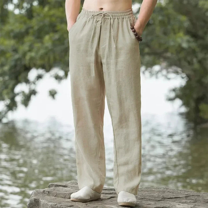 Leinen Strandhose für Herren