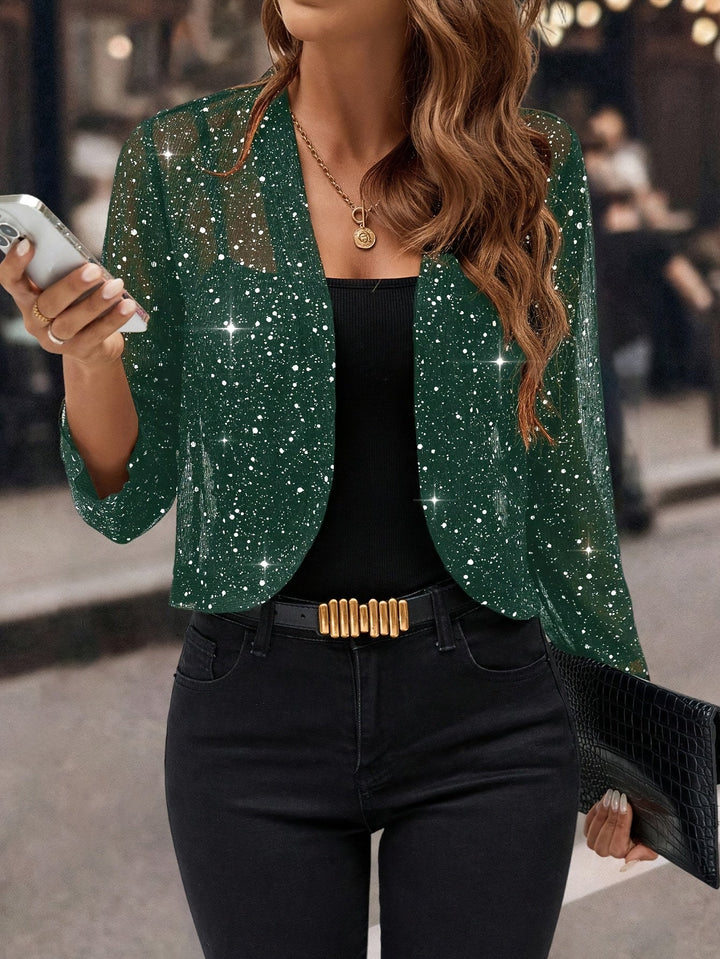 Elaine | Veste courte brillante