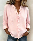 Chloe | Leichte V-Ausschnitt Bluse