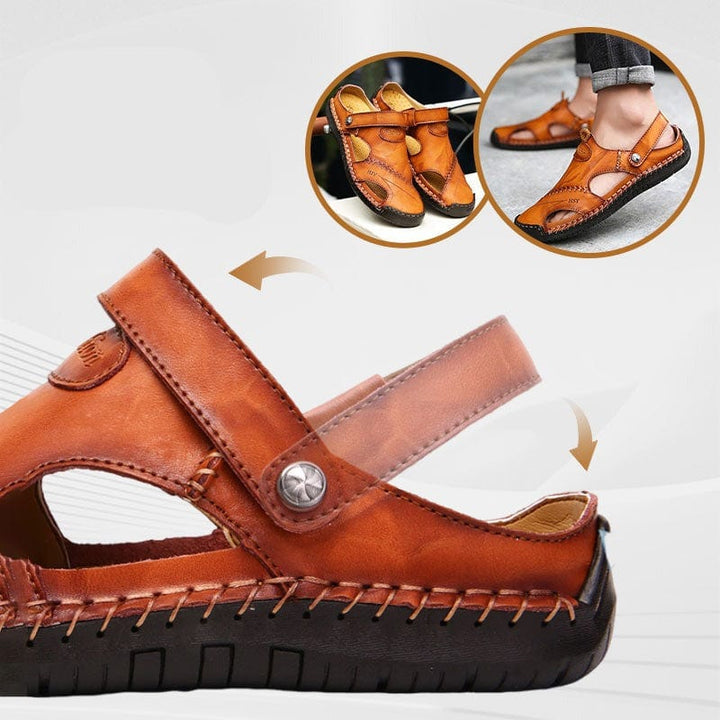 Leder Sandalen für Herren - Geer