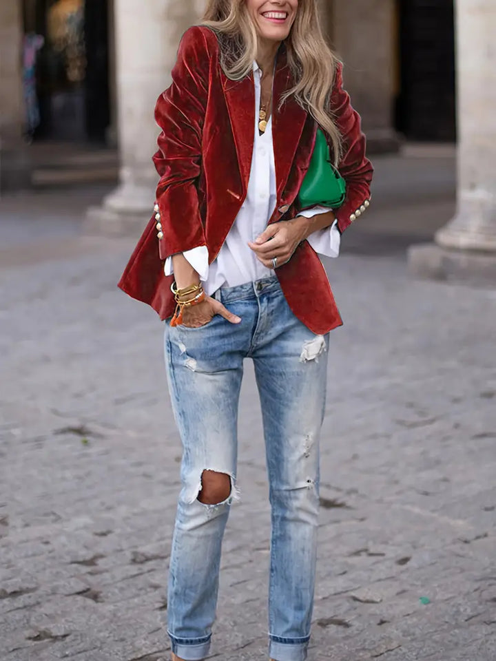 Blazer für Damen | Ein-Knopf Maßgeschneidert
