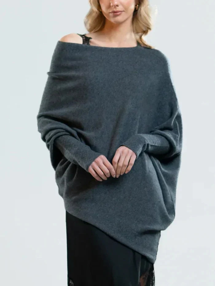 Céline - Asymmetrischer Drapierter Pullover