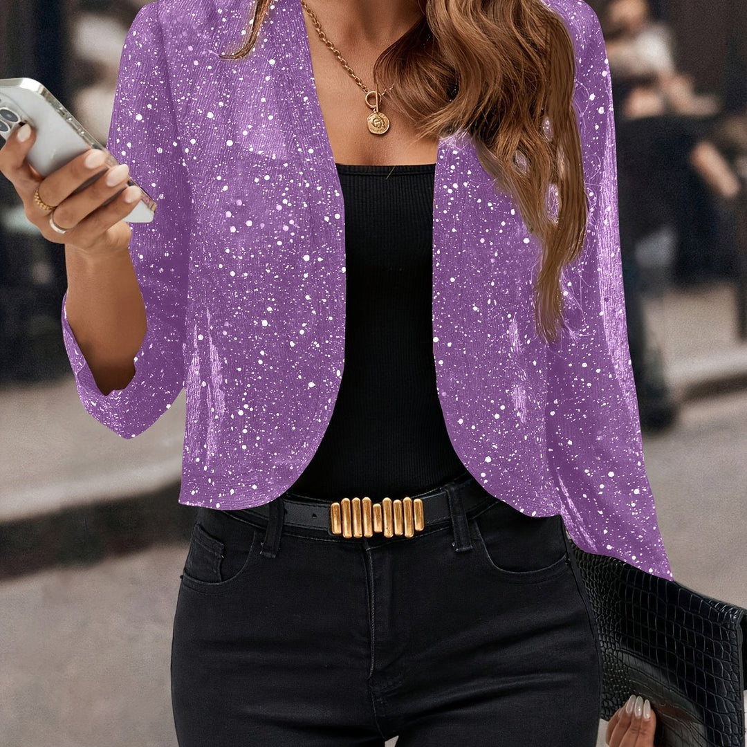 Elaine | Veste courte brillante