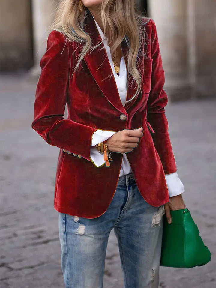 Blazer für Frauen | Ein-Knopf Maßgeschneidert