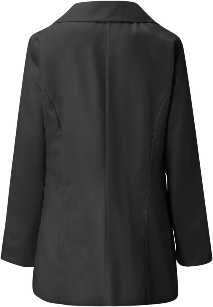 Damen Longline Blazer mit offenem Vorderteil