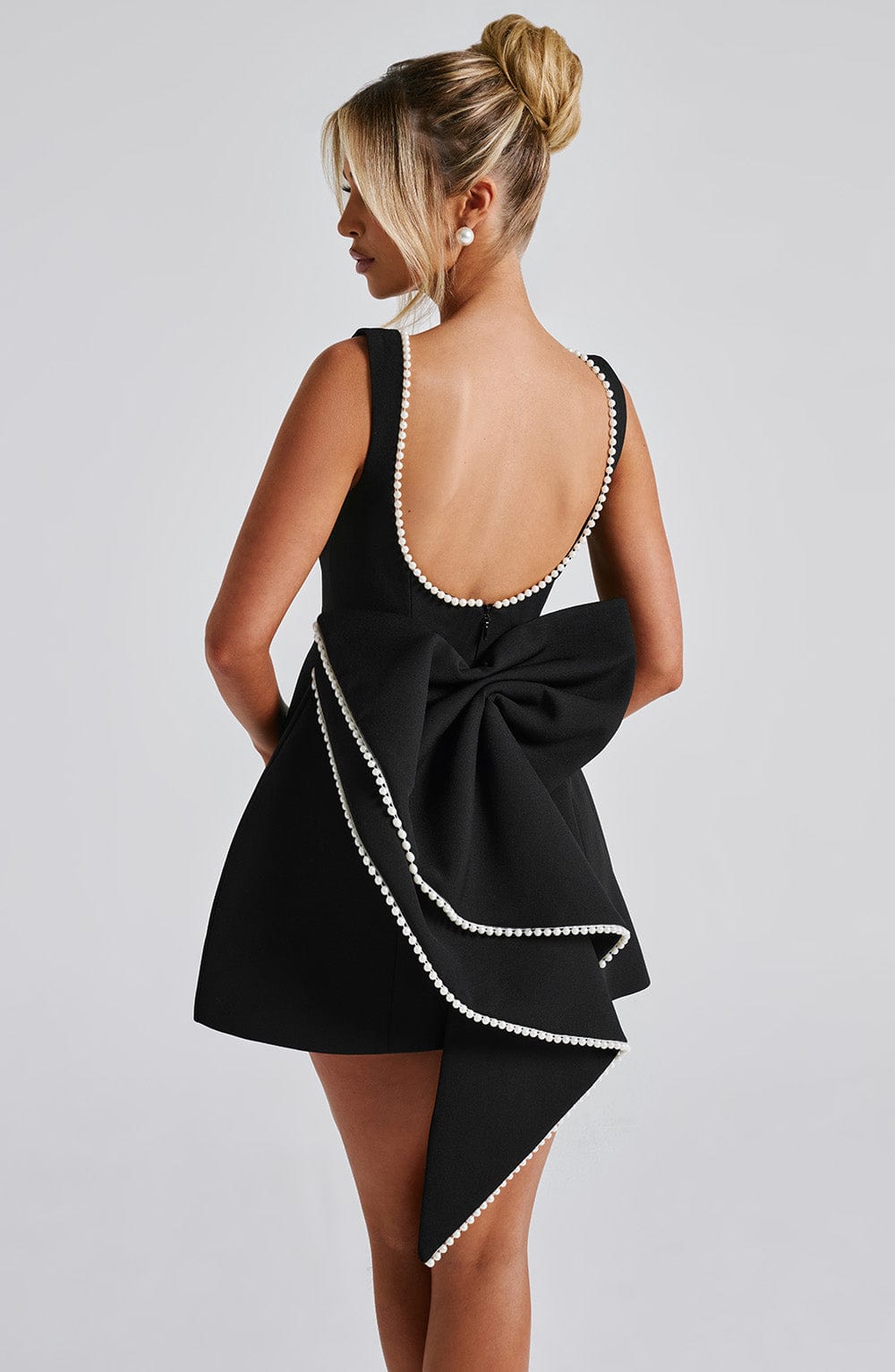 Damen Hochzeitsgast Mini Kleid | Ärmellos