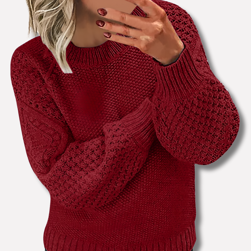 Eleganter warmer Pullover für Damen