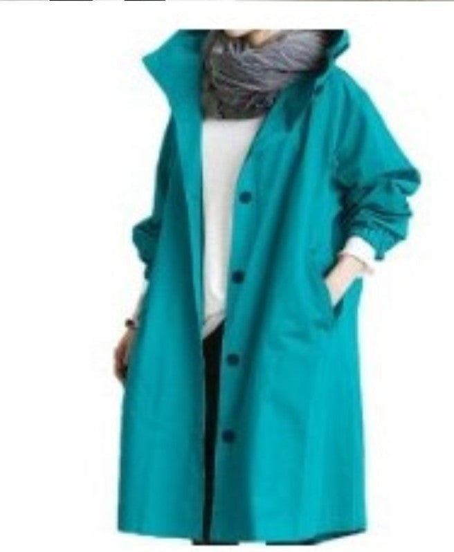 Kelly – Lässige, mittellange Windjacke für Frauen mit langen Ärmeln