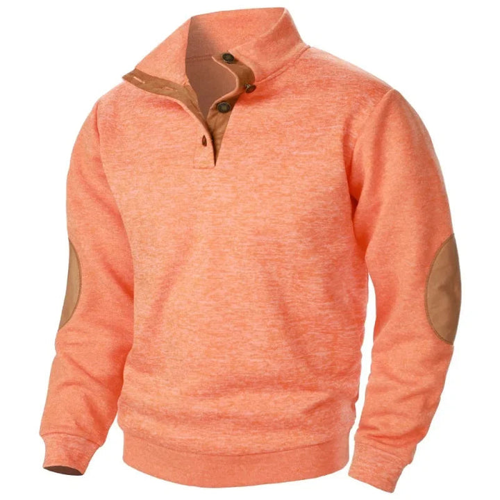 Herren V-Ausschnitt Sweatshirt für Outdoor- und Freizeitstil