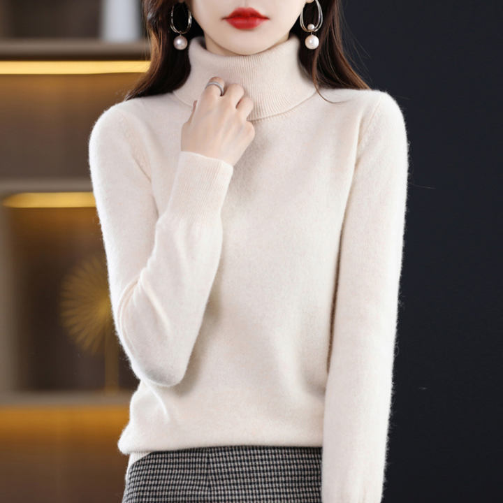Luxus Kaschmir Damen Rollkragenpullover - Elena