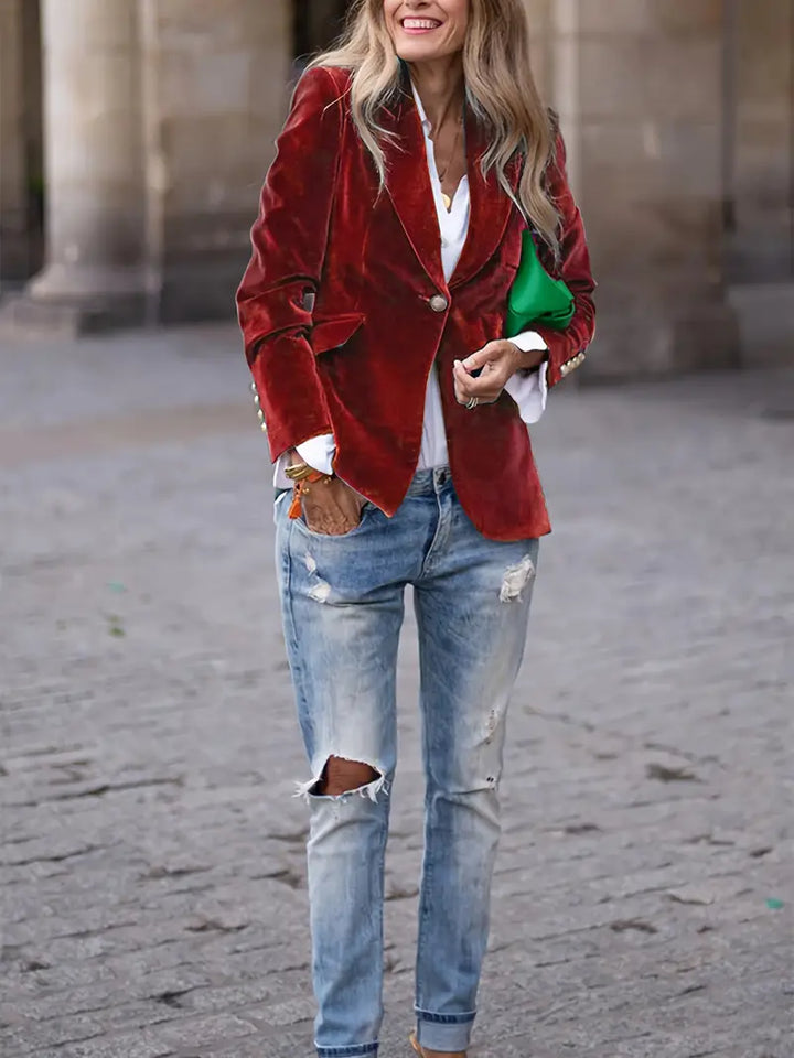 Blazer für Damen | Ein-Knopf Maßgeschneidert