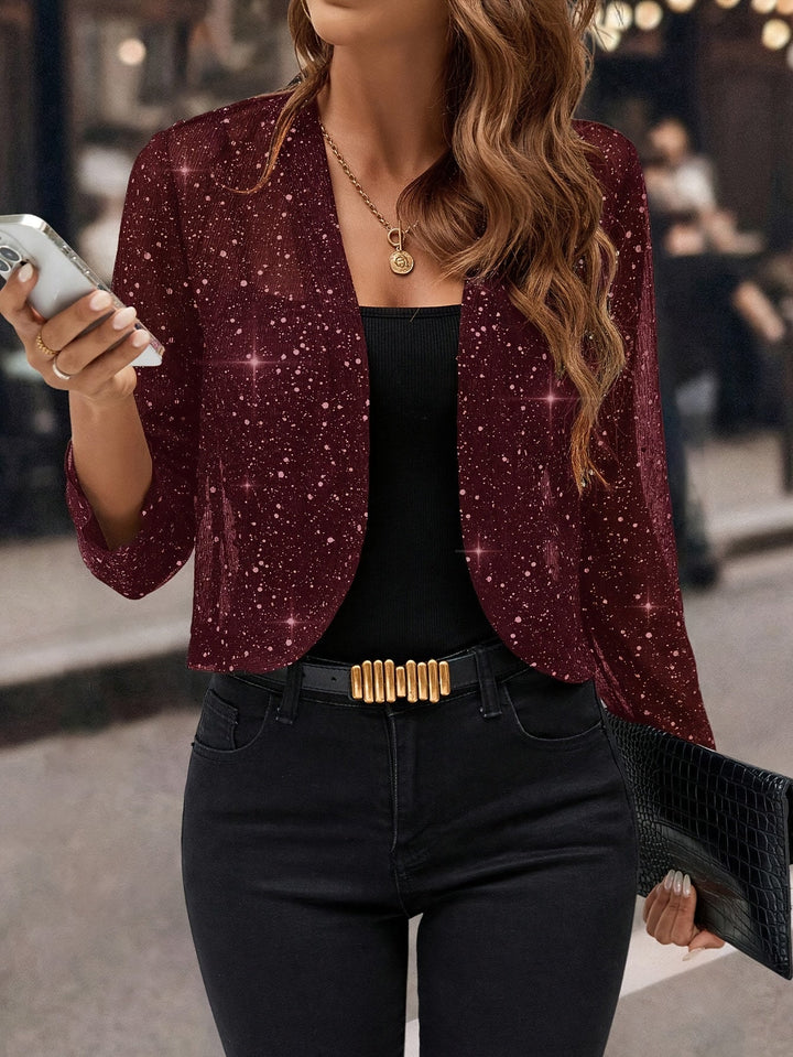Elaine | Veste courte brillante
