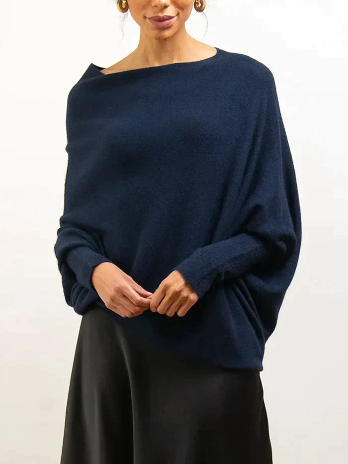 Céline - Asymmetrischer Drapierter Pullover