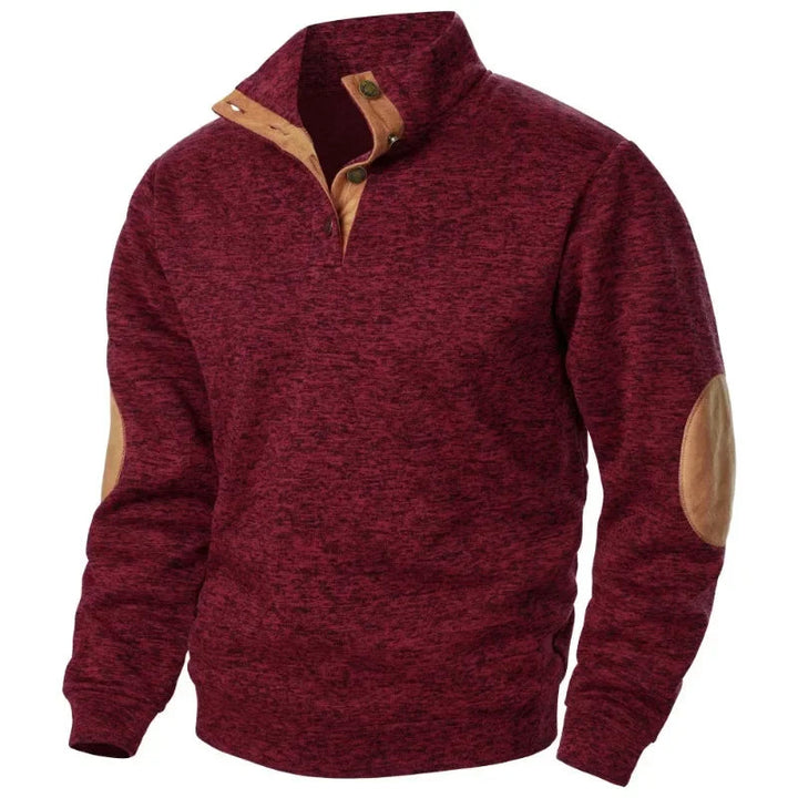 Herren V-Ausschnitt Sweatshirt für Outdoor- und Freizeitstil