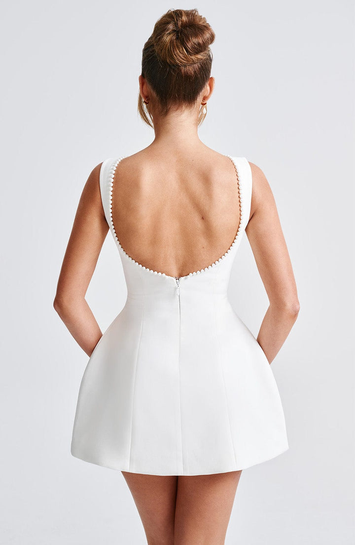Damen Hochzeitsgast Mini Kleid | Ärmellos