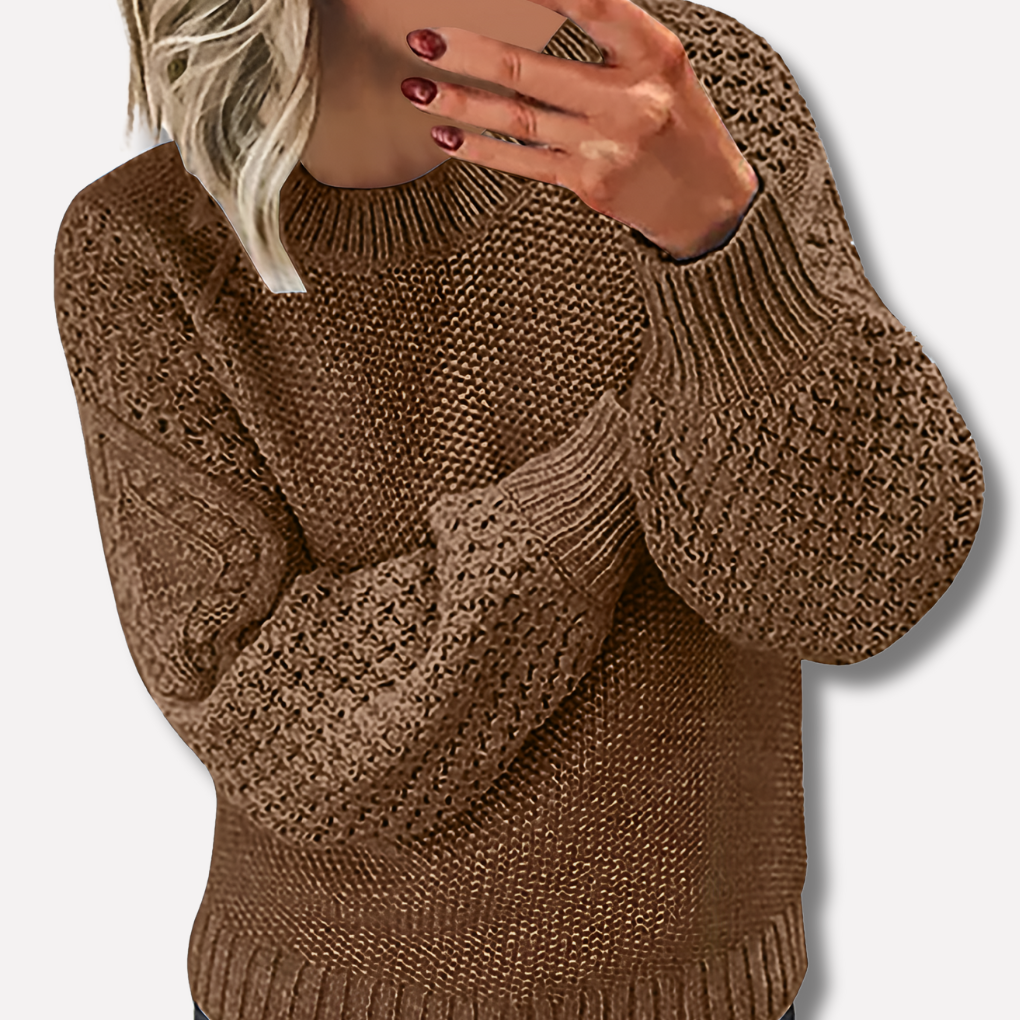 Eleganter warmer Pullover für Damen