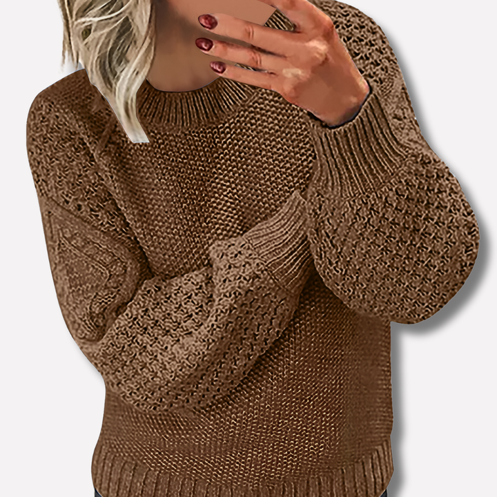 Eleganter warmer Pullover für Damen