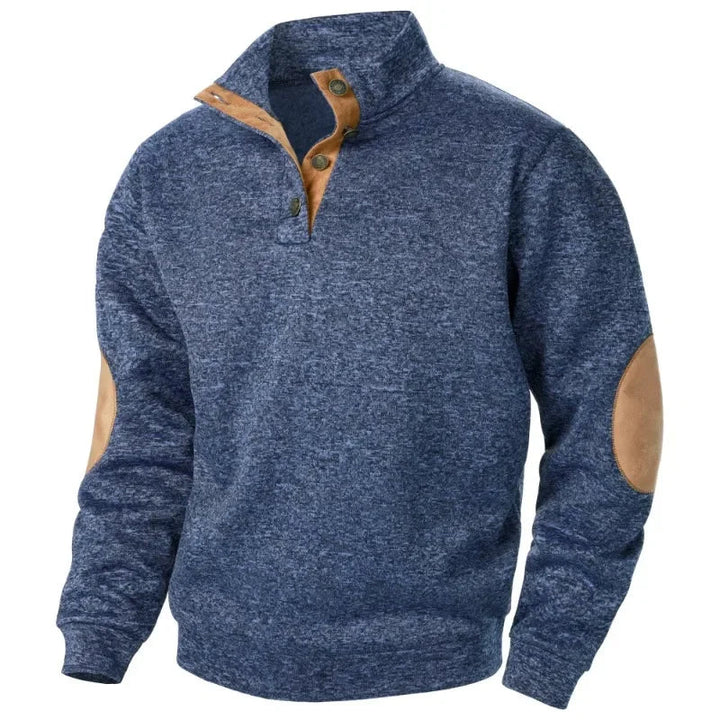 Herren V-Ausschnitt Sweatshirt für Outdoor- und Freizeitstil