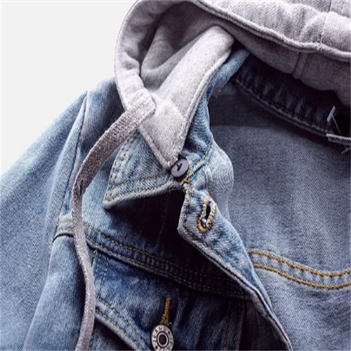 Jeansjacke für Damen - mit Kapuze