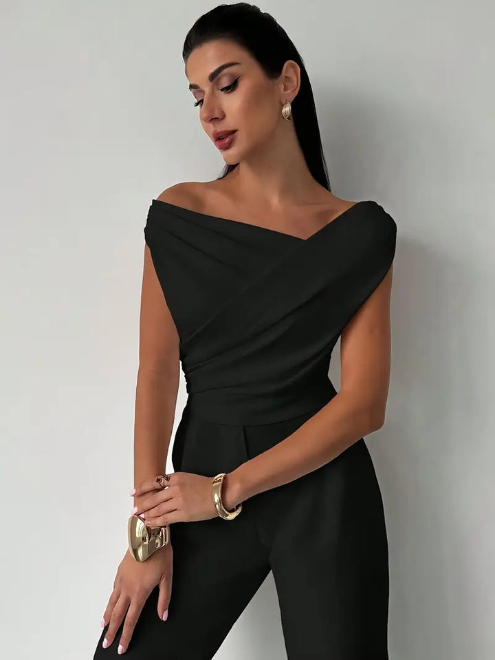 Damen Ärmelloses Stretch-Strick-Top – Schlichte Silhouette Micro-Flex