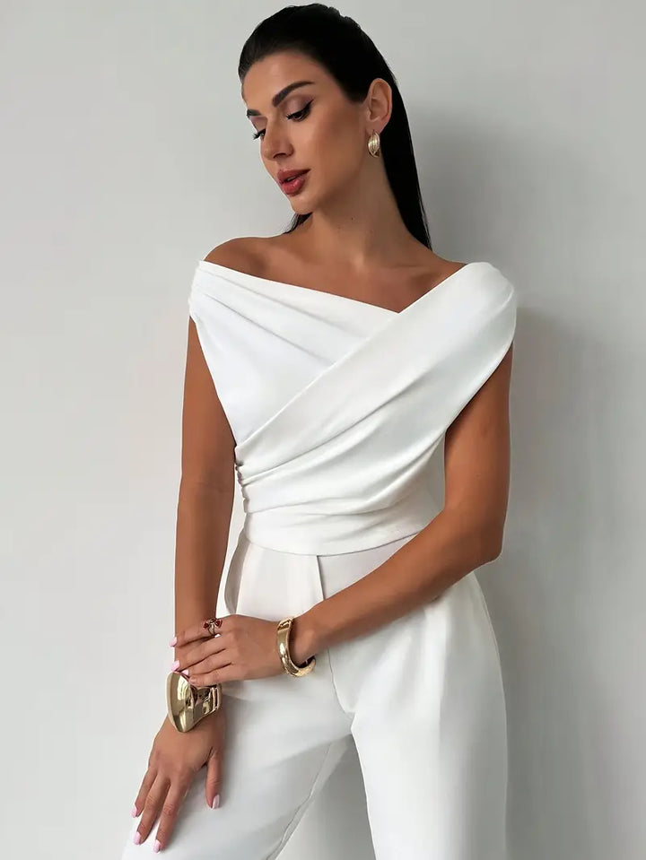 Damen Ärmelloses Stretch-Strick-Top – Schlichte Silhouette Micro-Flex