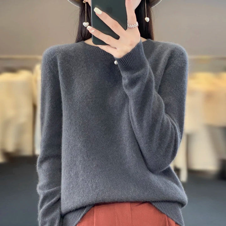 Pullover Damen - Kaschmir Strick Warmer Pullover