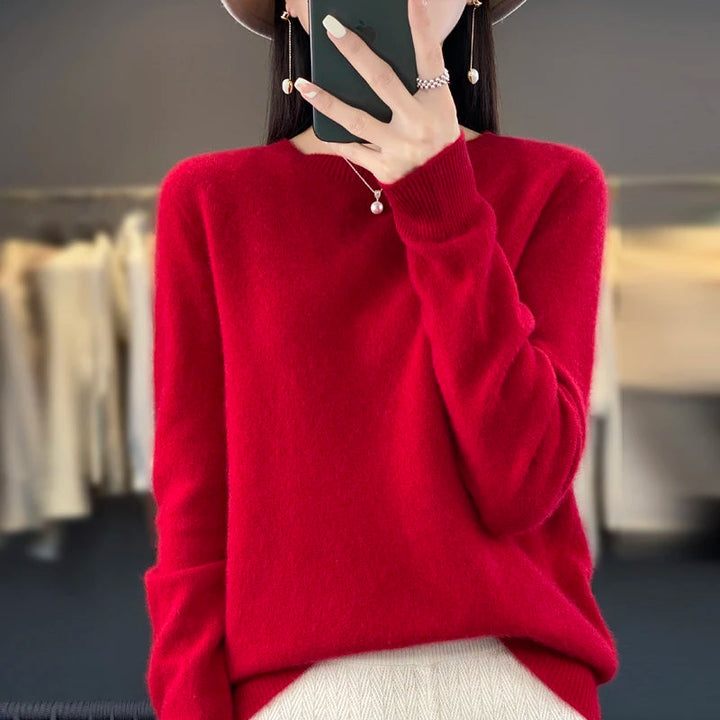Pullover Damen - Kaschmir Strick Warmer Pullover