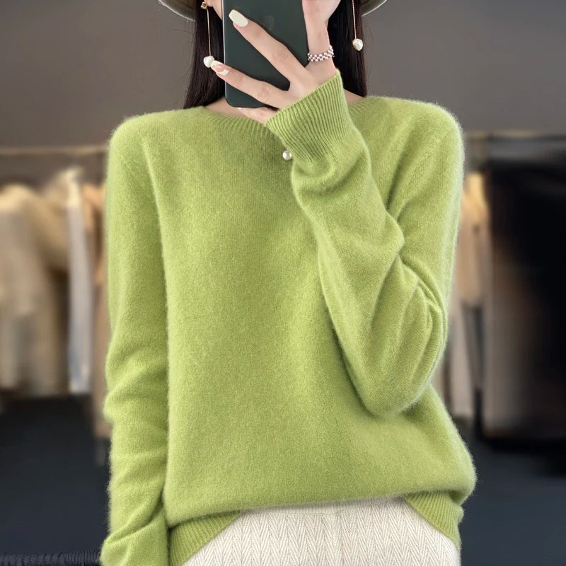 Pullover Damen - Kaschmir Strick Warmer Pullover