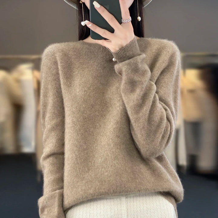 Pullover Damen - Kaschmir Strick Warmer Pullover