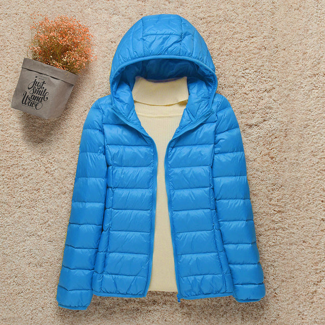 Josien | Damen Ultraleichte Gefütterte Jacke mit Leichter Isolation