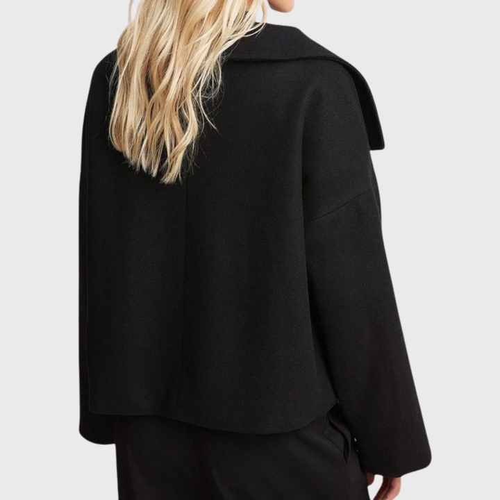 Manteau pour femme | Coupe courte, double boutonnage