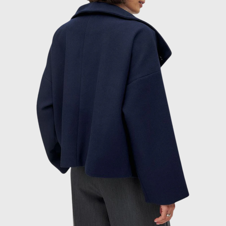 Manteau pour femme | Coupe courte, double boutonnage