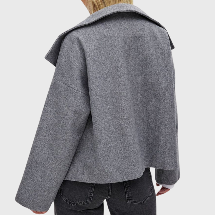Manteau pour femme | Coupe courte, double boutonnage