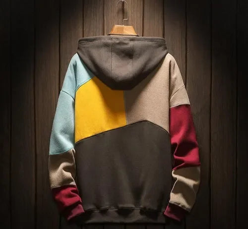 Sweat à capuche color block pour homme | Idéal pour le quotidien